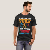 ディスカススロワー走ーの理由とディスカス投げ1 Tシャツ (正面フル)