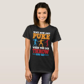 ディスカススロワー走ーの理由とディスカス投げ1 Tシャツ (正面フル)
