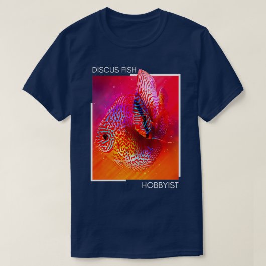 ディスカスフィッシュ11 Tシャツ (デザイン正面)
