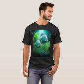 ディスカスフィッシュ 水中 水槽 ディスカス B Tシャツ (正面フル)