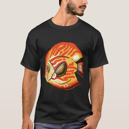 ディスカスフィッシュ Tシャツ (正面)