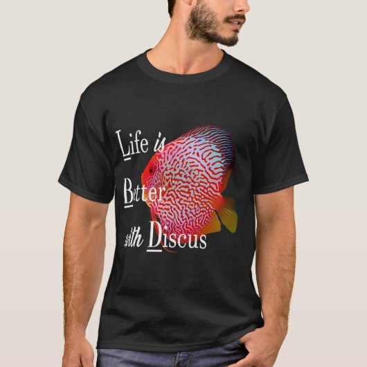 ディスカスフィッシュ Tシャツ (正面)
