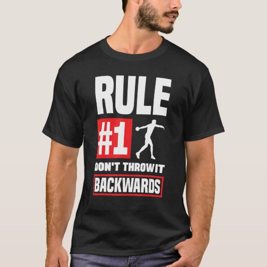 ディスカスロウアートラックとフィールドロール Tシャツ (正面)