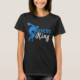 ディスカスロワーディスカスのキングトラックとフィールドのディスカス Tシャツ