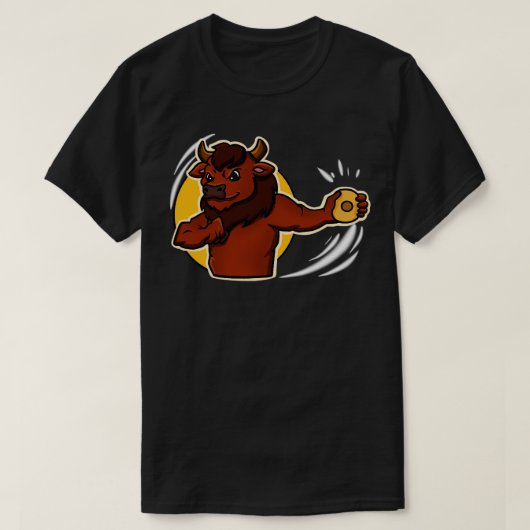 ディスカスロワーバイソン Tシャツ (デザイン正面)