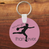 ディスカスロートトラックとフィールドキーチェーン キーホルダー (正面)