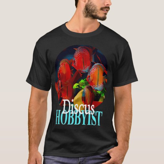 ディスカス愛好家 Tシャツ (正面)