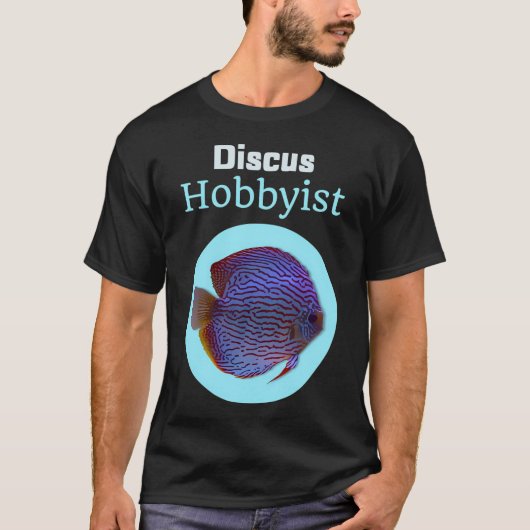 ディスカス愛好家 Tシャツ (正面)