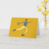 ディスカス投げ カード (黄色い花)