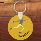 ディスカス投げ キーホルダー (正面)