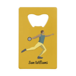 ディスカス投げ クレジットカード栓抜き