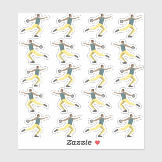 ディスカス投げ シール (シート)