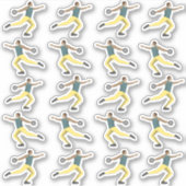 ディスカス投げ シール (正面)