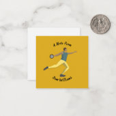 ディスカス投げ ノートカード (正面/裏面インサイチュ)
