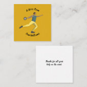 ディスカス投げ ノートカード (正面/裏面)