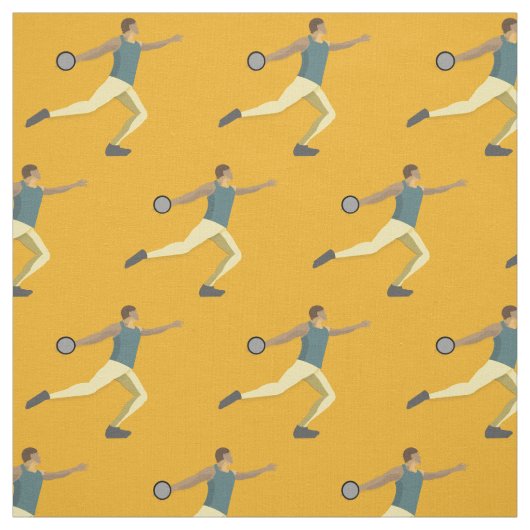 ディスカス投げ ファブリック (見本)