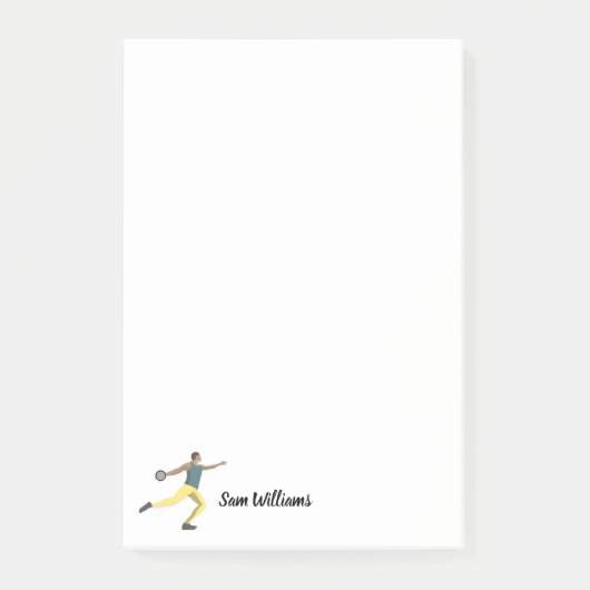 ディスカス投げ ポストイット (正面)