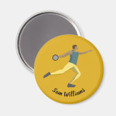 ディスカス投げ マグネット (正面/裏面)