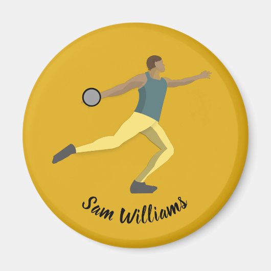 ディスカス投げ マグネット (正面)