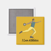 ディスカス投げ マグネット (正面/裏面)