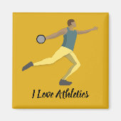 ディスカス投げ マグネット (正面)