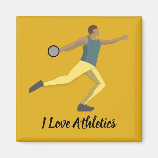 ディスカス投げ マグネット (正面)