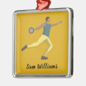 ディスカス投げ メタルオーナメント (左)