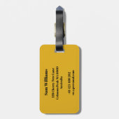 ディスカス投げ ラゲッジタグ (裏面縦)