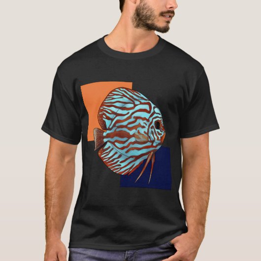 ディスカス ペット フィッシュ Tシャツ (正面)