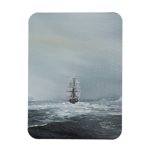 ディスカバリーキャプテン、スコットとクルー マグネット (縦)