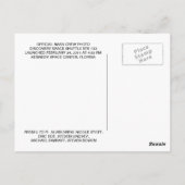 ディスカバリSTS 133クルー ポストカード (裏面)