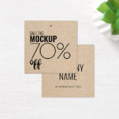 ディスカモダンーセール衣料つるラベル (デスク)