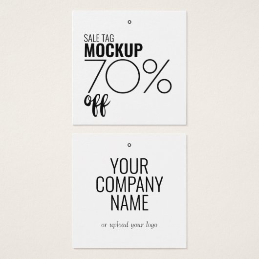 ディスカモダンーセール衣料つるラベル (正面&裏面)