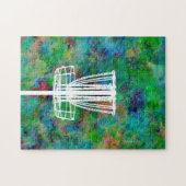 ディスカラフルクゴルフバスケット ジグソーパズル (横)