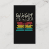 ディスクおもしろいゴルフスポーツフリスビーディスクゴルフプレーヤー 名刺 (正面)