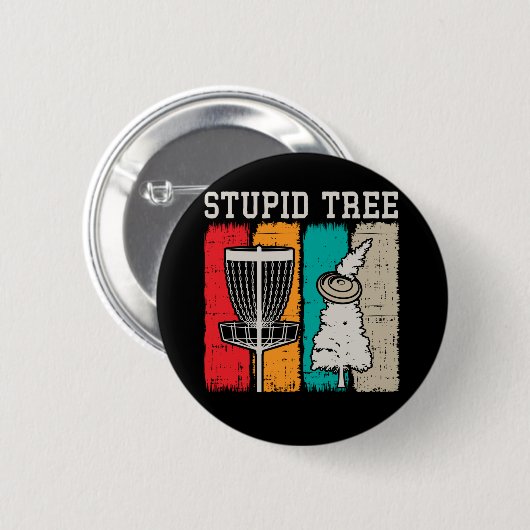 ディスクおもしろいゴルフプレーヤースポーツフリスビーディスクゴルフ 缶バッジ (正面&裏面)