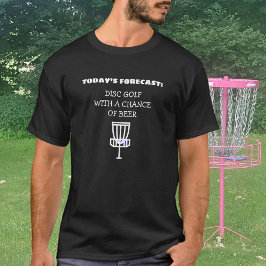 ディスクおもしろいスクゴルフ Tシャツ