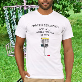 ディスクおもしろいスクゴルフ Tシャツ