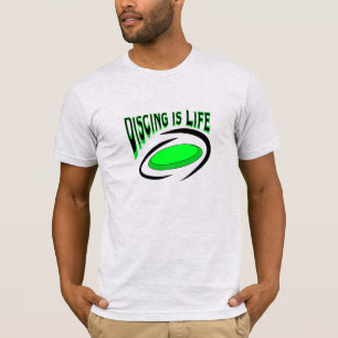 ディスクで遊ぶことが人生、ディスクゴルフ Tシャツ