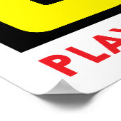 ディスクはゴルフ ポスター (角)