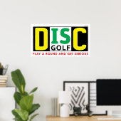 ディスクはゴルフ ポスター (ホームオフィス)