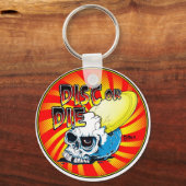 ディスクまたはダイ キーホルダー (正面)