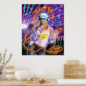 ディスクガール ポスター (キッチン)