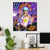 ディスクガール ポスター (ホームオフィス)