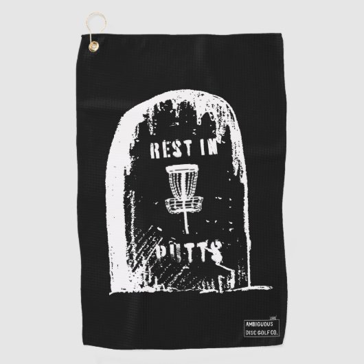 ディスククリップ付きバッグタオル ゴルフタオル (正面)