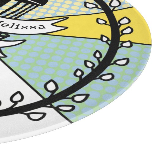 ディスクゴパーソナライズされたルフカップル確定日 カッティングボード (角)