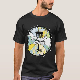 ディスクゴパーソナライズされたルフカップル確定日 Tシャツ