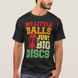 ディスクゴルフいいえ小さなボールだけ大きなディスクFrisbee G Tシャツ