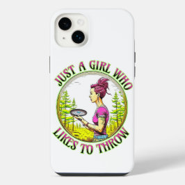 ディスクゴルフが好きな女の子 | ディスクゴルフ iPhone 14 PLUSケース