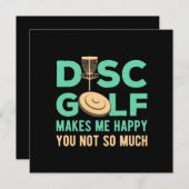 ディスクゴルフが私を幸せにする シーズンカード (正面/裏面)
